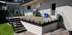 16 ft Complete DIY Frameless Glass Railing Kit