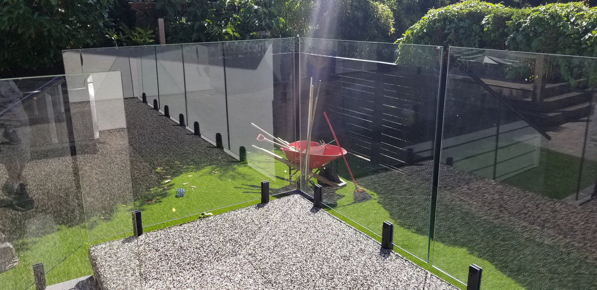 16 ft Complete DIY Frameless Glass Railing Kit