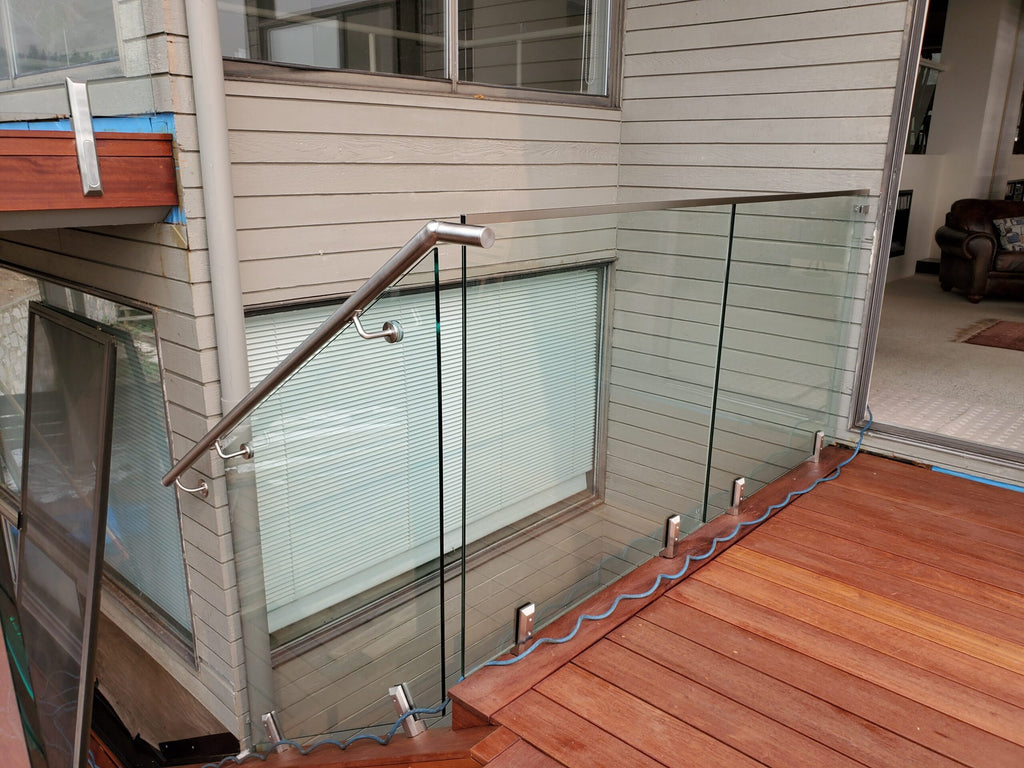 42" High Laminated Glass Panels 12mm