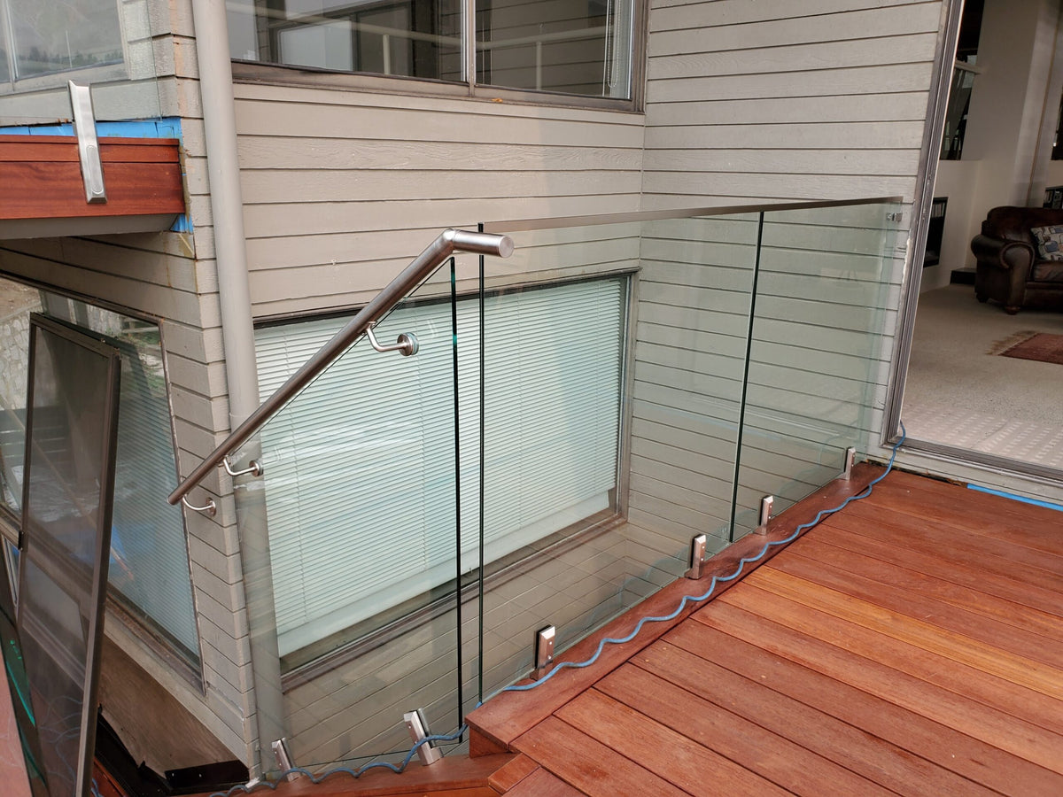 50" High Laminated Glass Panels 12mm