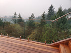 42" High Laminated Glass Panels 12mm