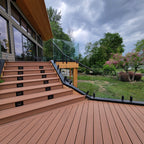 28 ft Complete DIY Frameless Glass Railing Kit