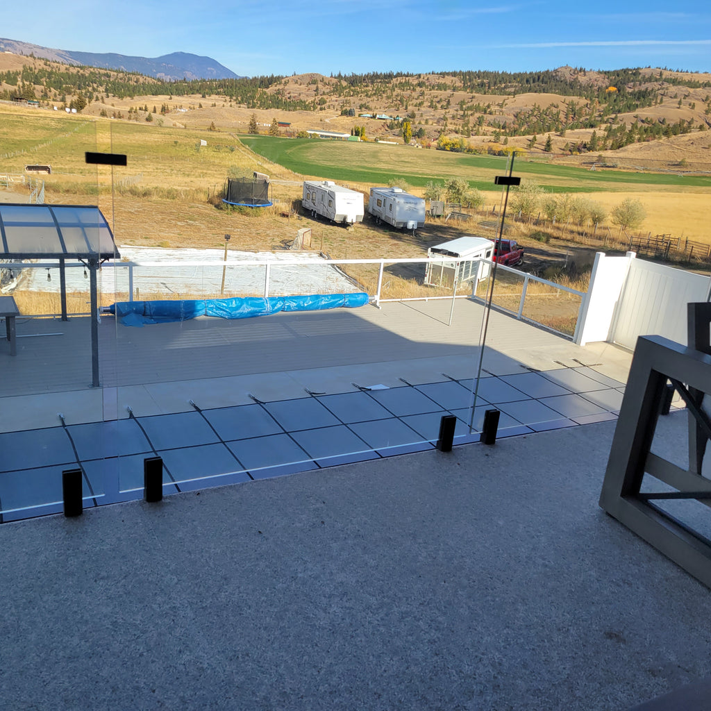 28 ft Complete DIY Frameless Glass Railing Kit