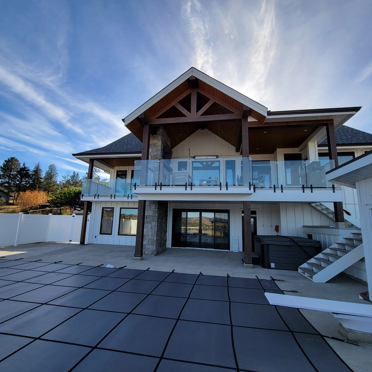 28 ft Complete DIY Frameless Glass Railing Kit