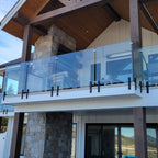 28 ft Complete DIY Frameless Glass Railing Kit