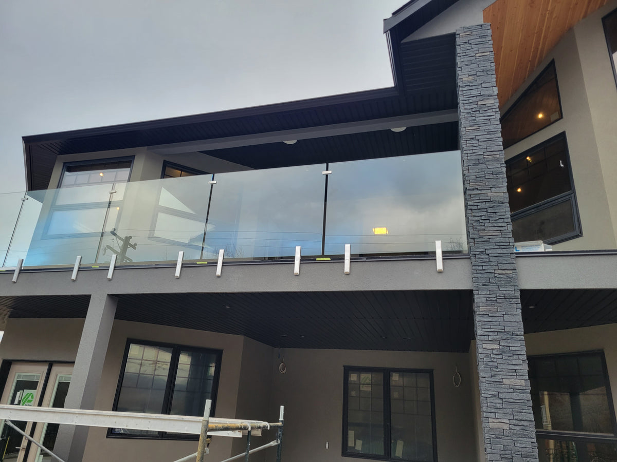 16 ft Complete DIY Frameless Glass Railing Kit