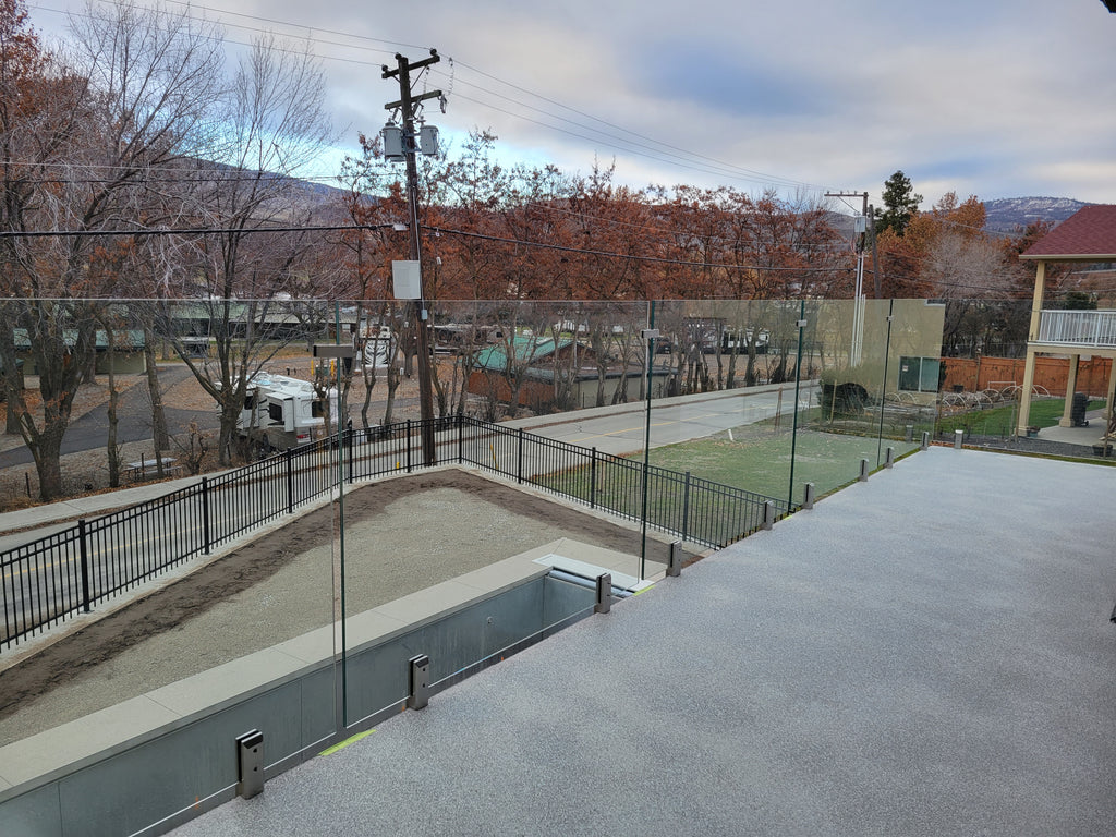 28 ft Complete DIY Frameless Glass Railing Kit