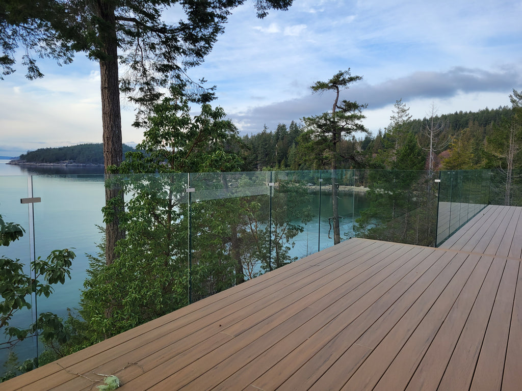 20 ft Complete DIY Frameless Glass Railing Kit