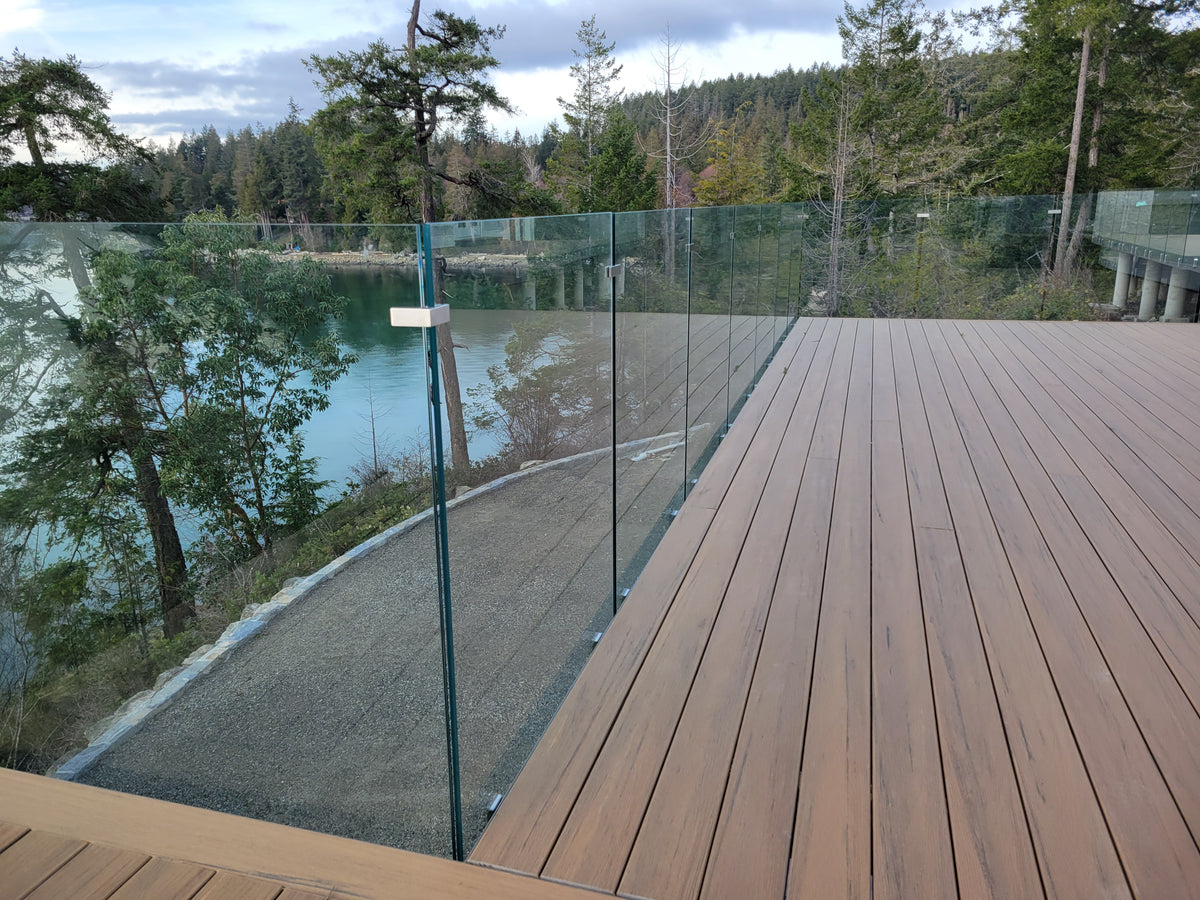 20 ft Complete DIY Frameless Glass Railing Kit