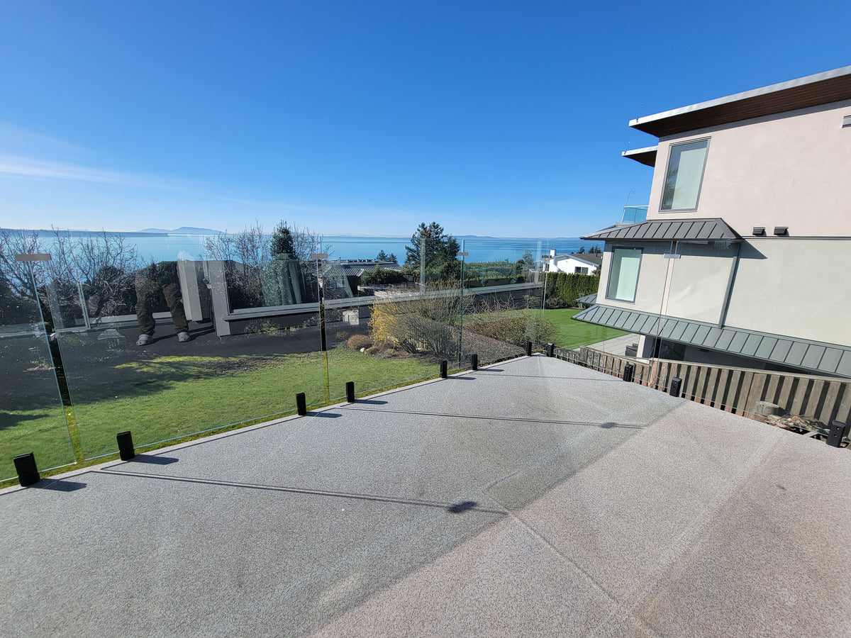 16 ft Complete DIY Frameless Glass Railing Kit