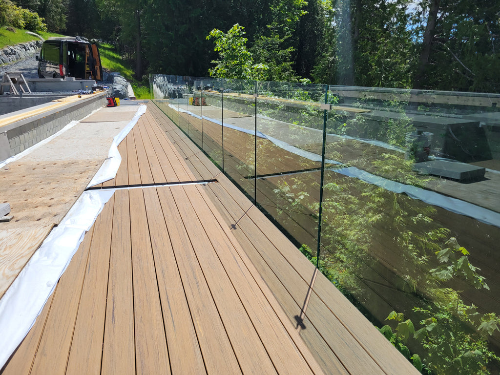 16 ft Complete DIY Frameless Glass Railing Kit