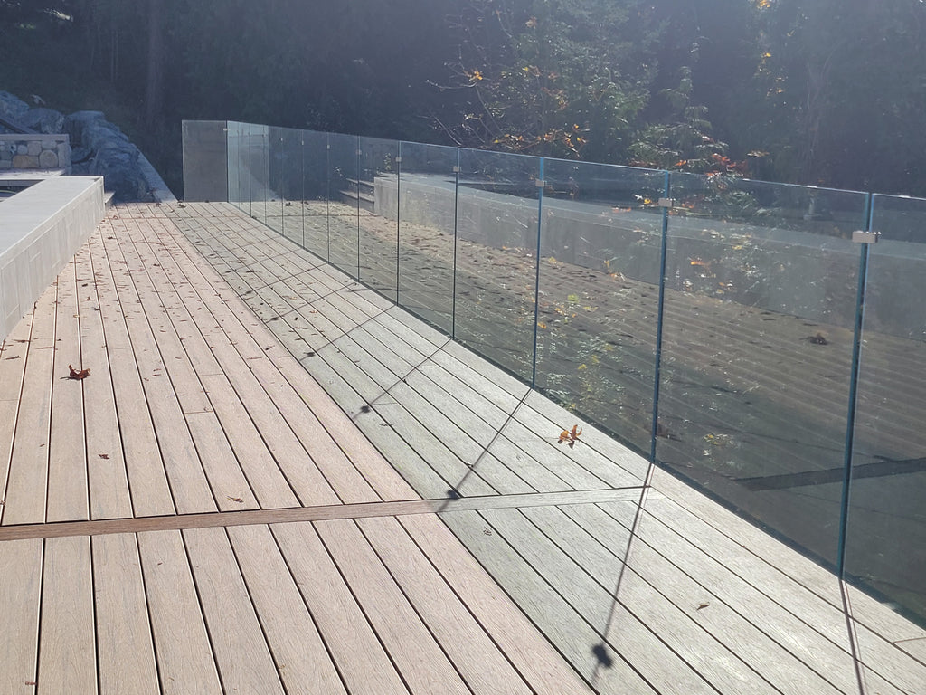20 ft Complete DIY Frameless Glass Railing Kit