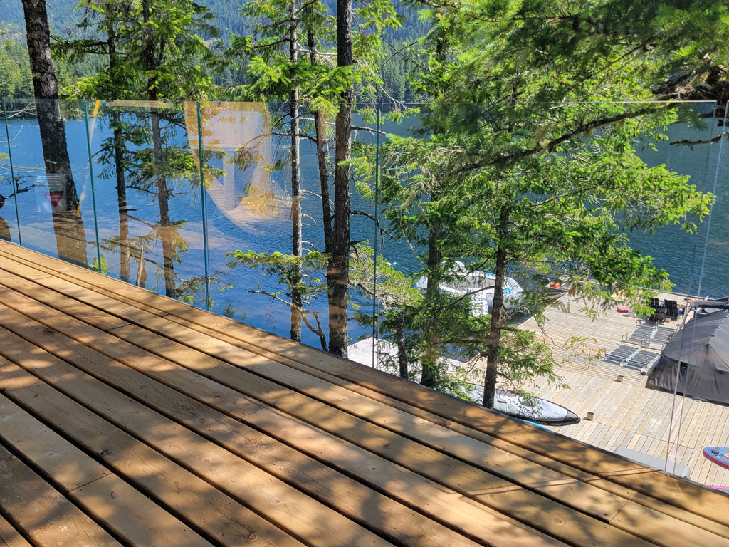 16 ft Complete DIY Frameless Glass Railing Kit