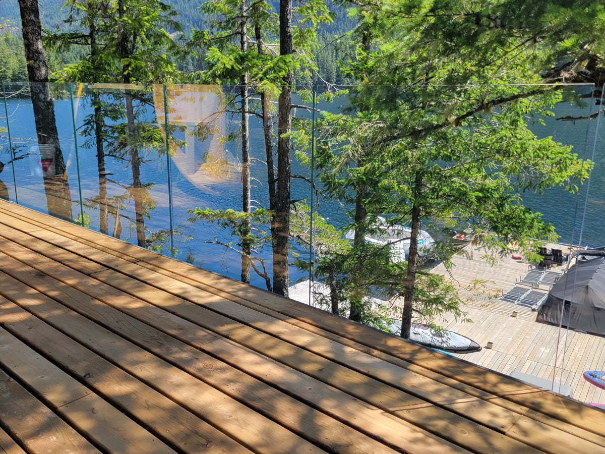 16 ft Complete DIY Frameless Glass Railing Kit