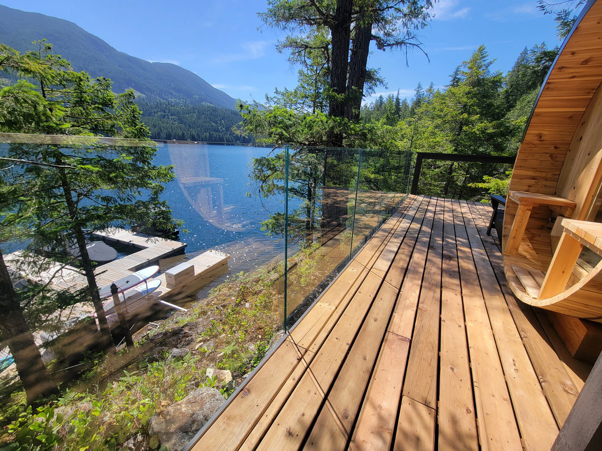 16 ft Complete DIY Frameless Glass Railing Kit