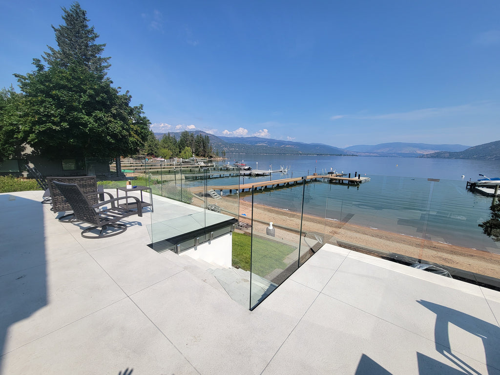 16 ft Complete DIY Frameless Glass Railing Kit