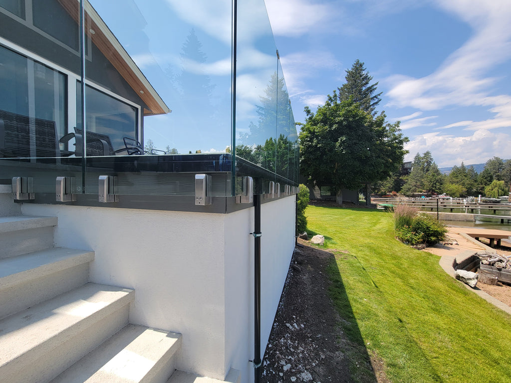 16 ft Complete DIY Frameless Glass Railing Kit
