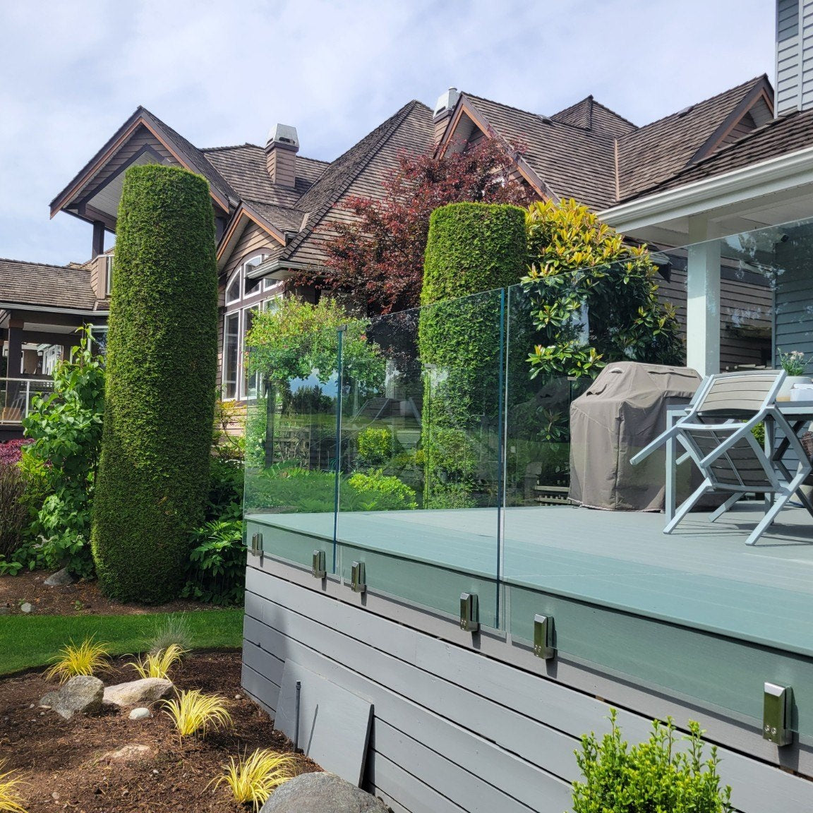 24 ft Complete DIY Frameless Glass Railing Kit (Copy) (Copy) (Copy)