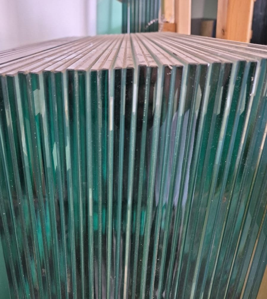 50" High Laminated Glass Panels 12mm